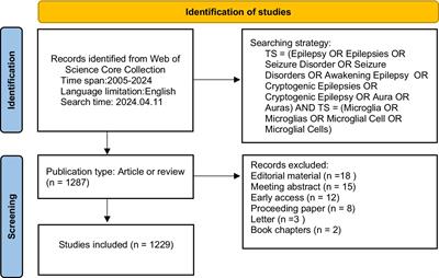 Bibliometric analysis of the interplay between epilepsy and microglia: trends, hotspots, and emerging research areas